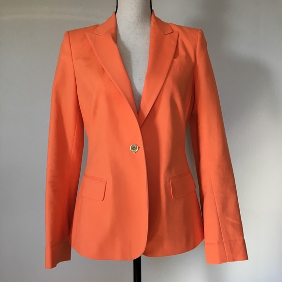Vince Camuto Jackets & Blazers - VINCE CAMUTO One Button Blazer Orange